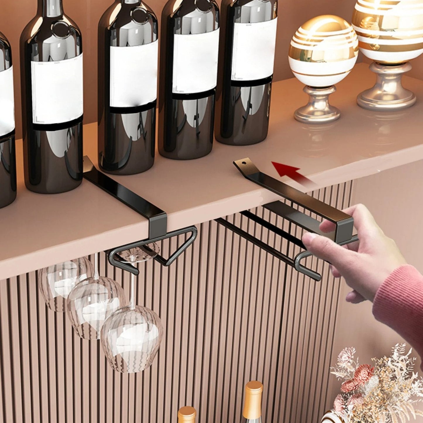 🍷50% off🍷Cabinet wine glass rack