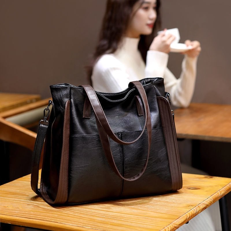 Large Capacity Single Shoulder Simple Tote Bag