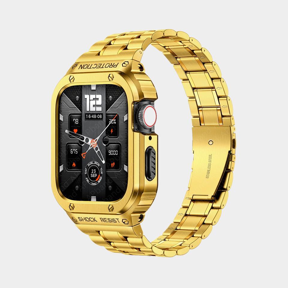 Watch Stainless Steel Band Alloy Case