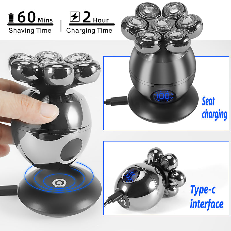 5-in-1 Electric Head Shaver And Grooming Kit