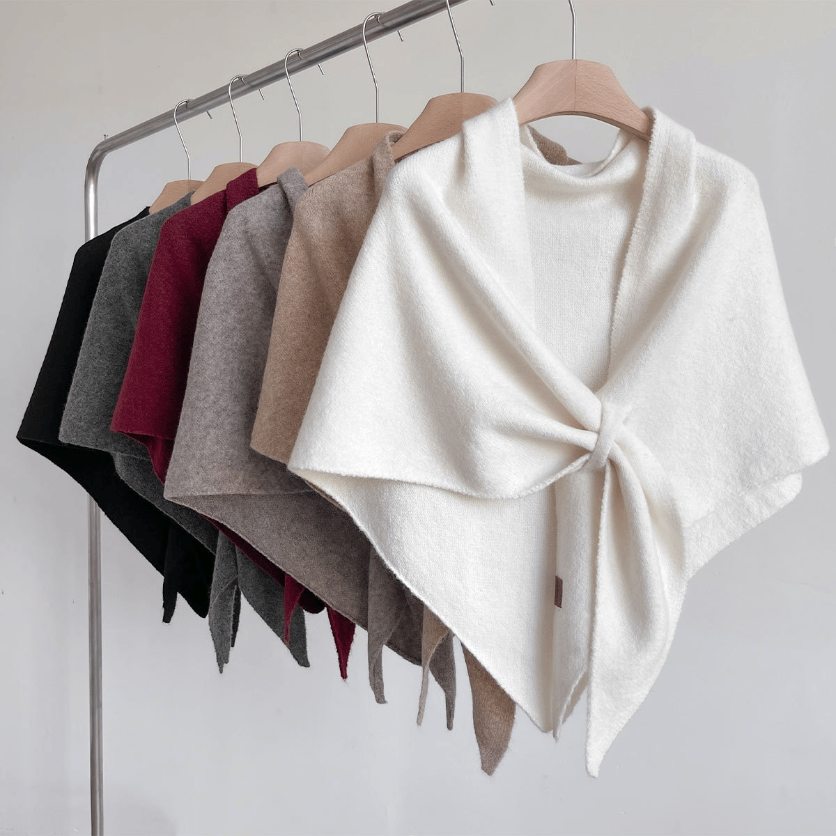 🍂Women's Solid Color Scarf🍁 Casual Soft Comfortable Shawl for Daily Wear