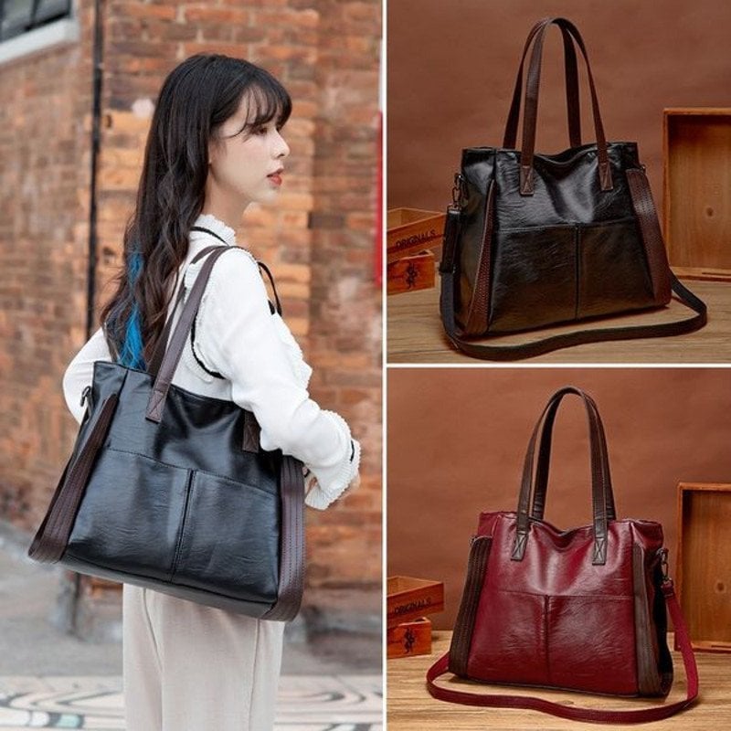 Large Capacity Single Shoulder Simple Tote Bag