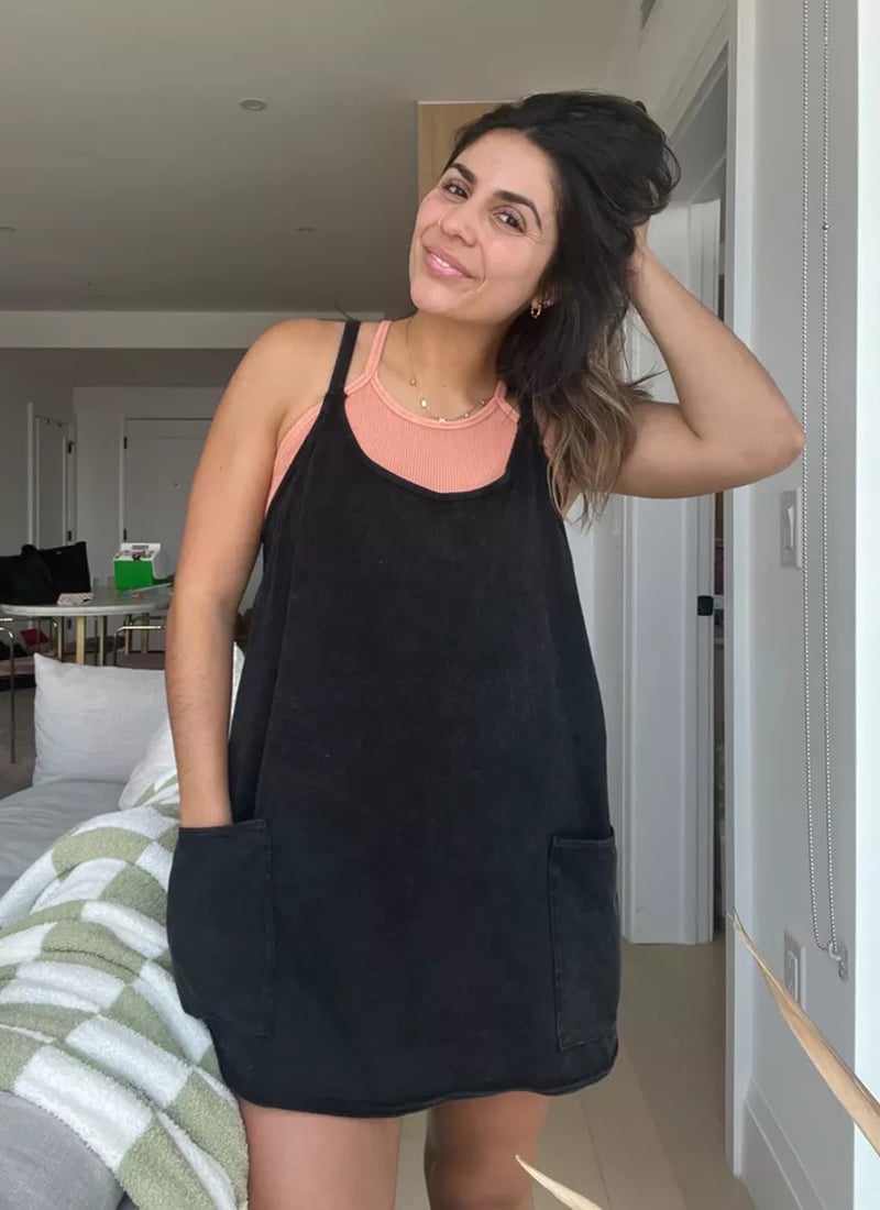 Wide Mini Dress