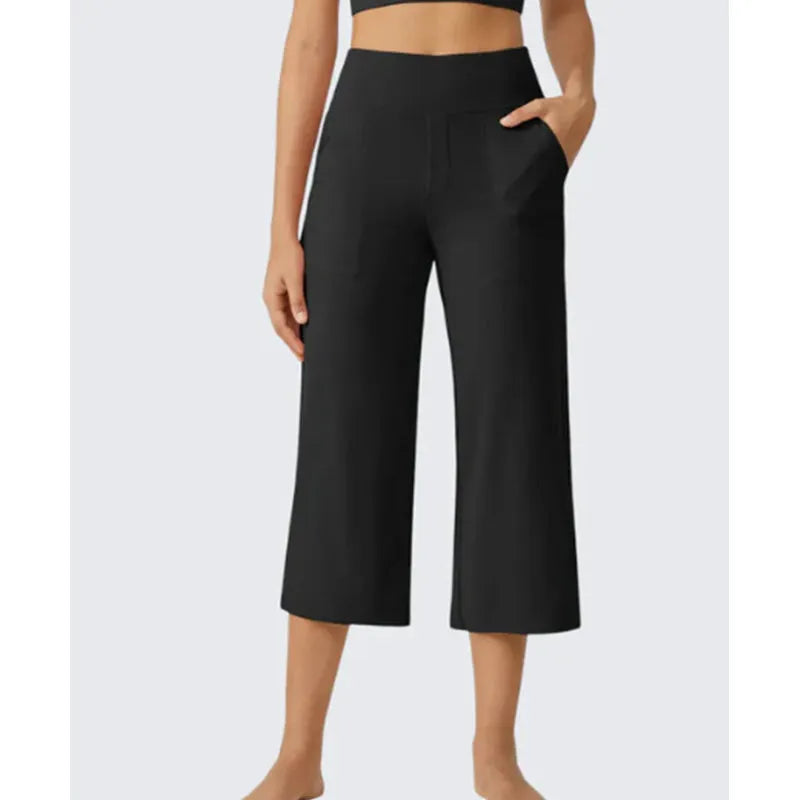 π Summer Bestseller! βοΈ Women's high-waisted loose-fit cropped trousers