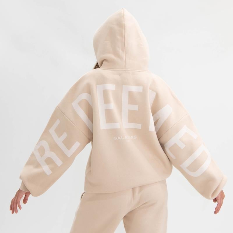 πβ Essential Hoodie-Oversized Christian Heavyweight Faith Sweatshirt