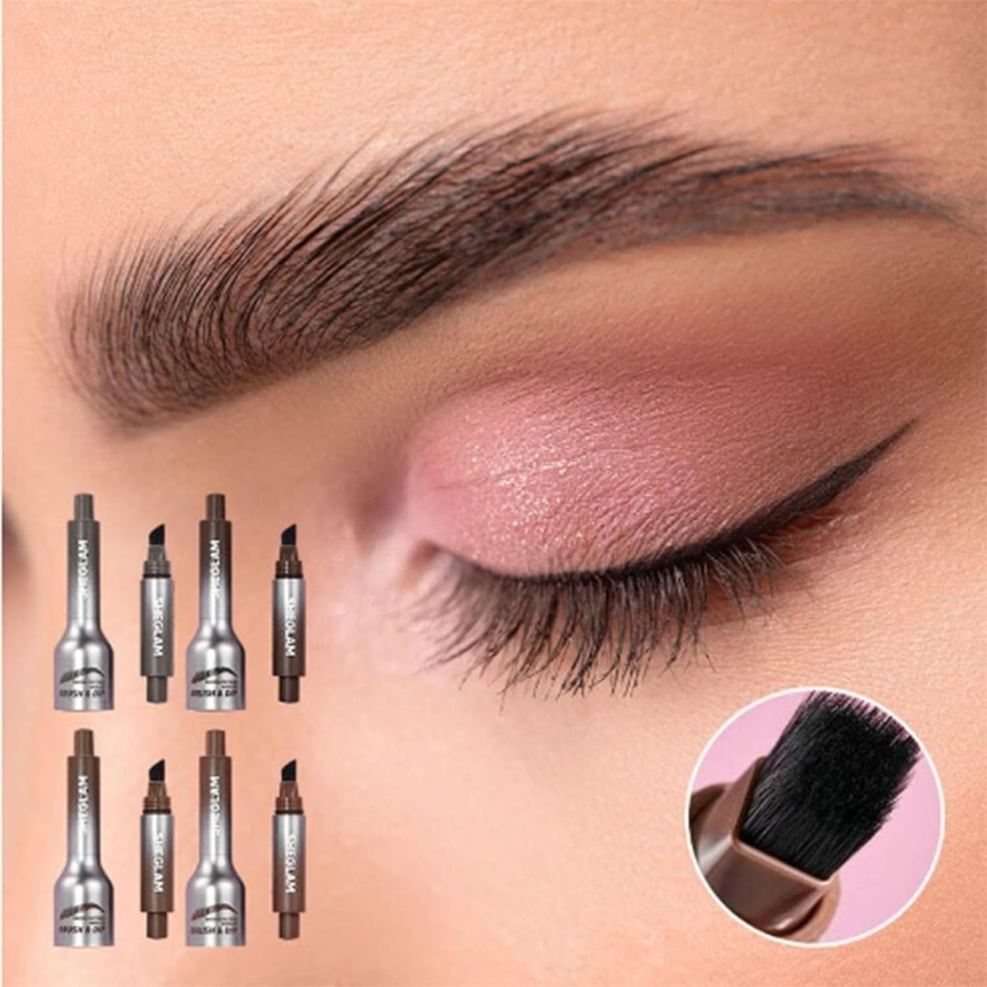 2 in 1 Plush Water Eyebrow Pencil