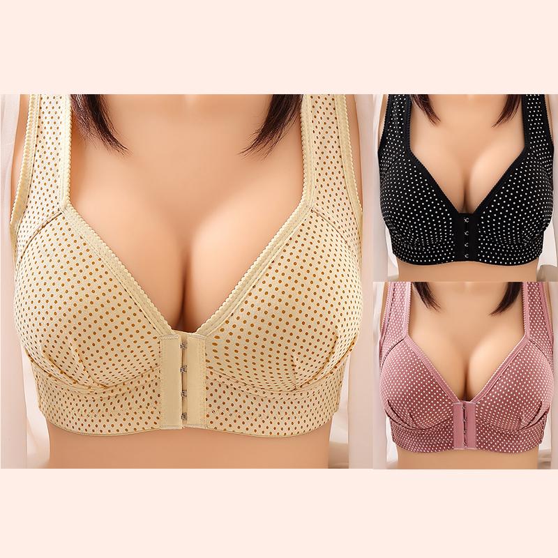 Seamless Sexy Fashion Push Up Bras Wire Free Lingerie Full Cup Bralette Cotton