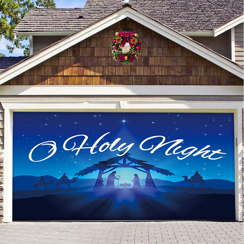 Christmas car door decoration