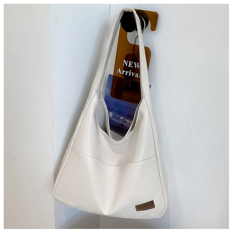 Simple PU Leather Tote Bag