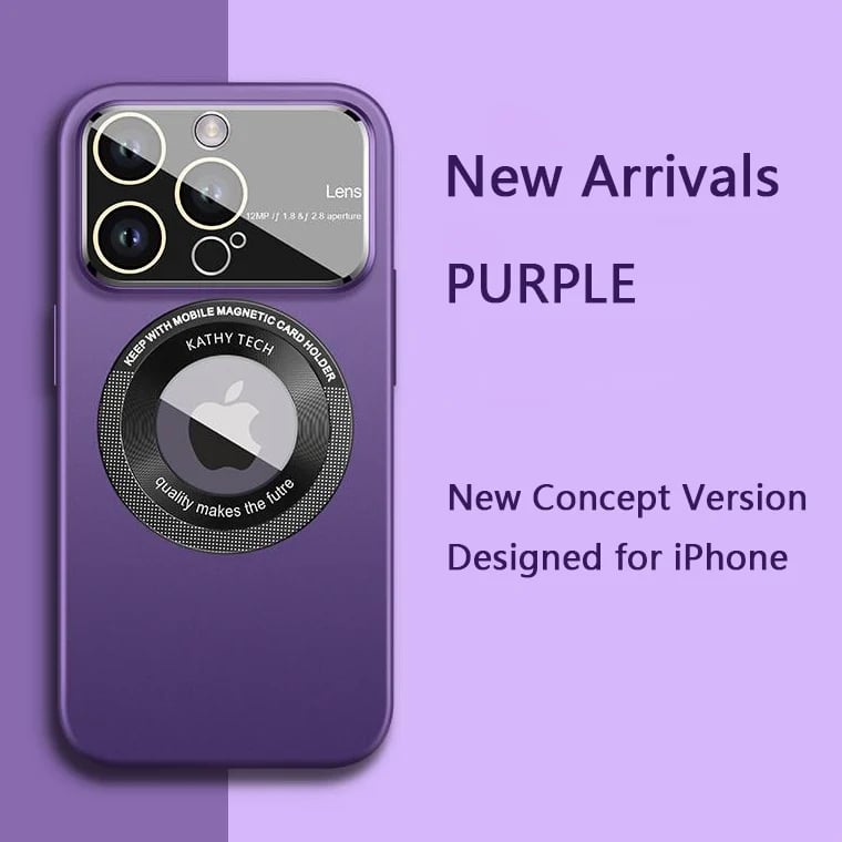 2025 New Big Vision Magnetic Charging iPhone Case