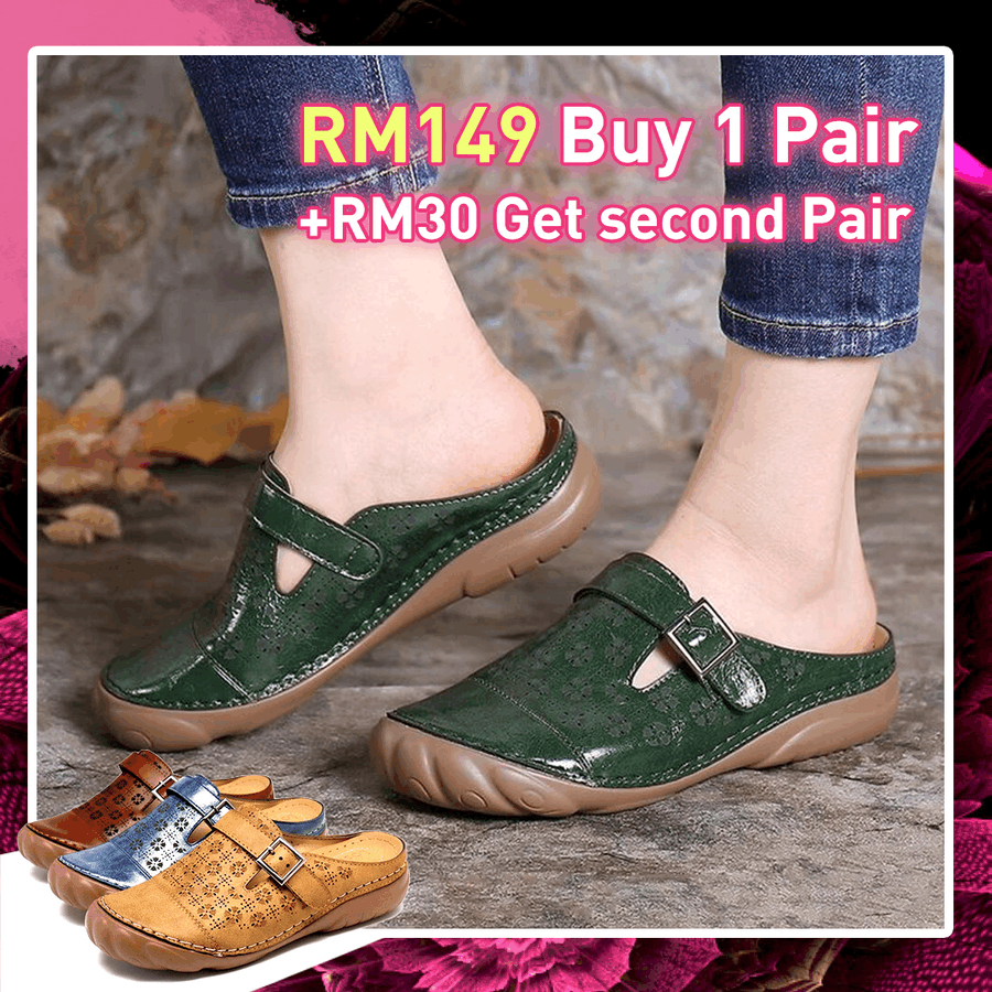 Women's Hollow Carved Casual Sandals