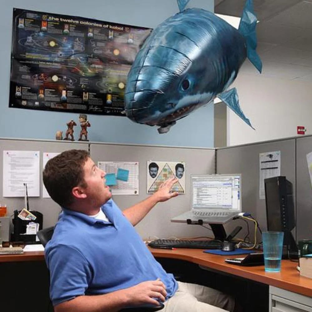 BIG SALE 49% OFF - Remote Control Flying Shark