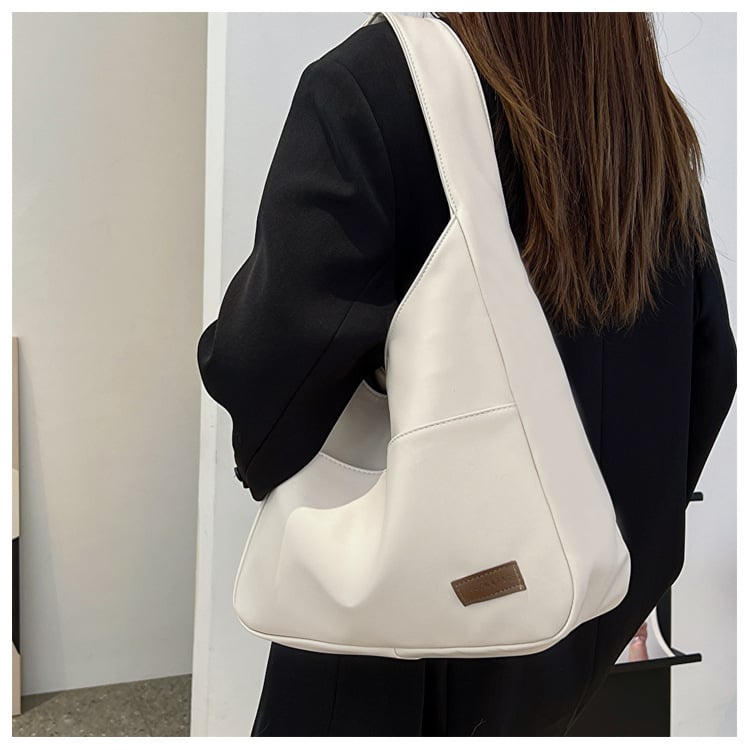 Simple PU Leather Tote Bag