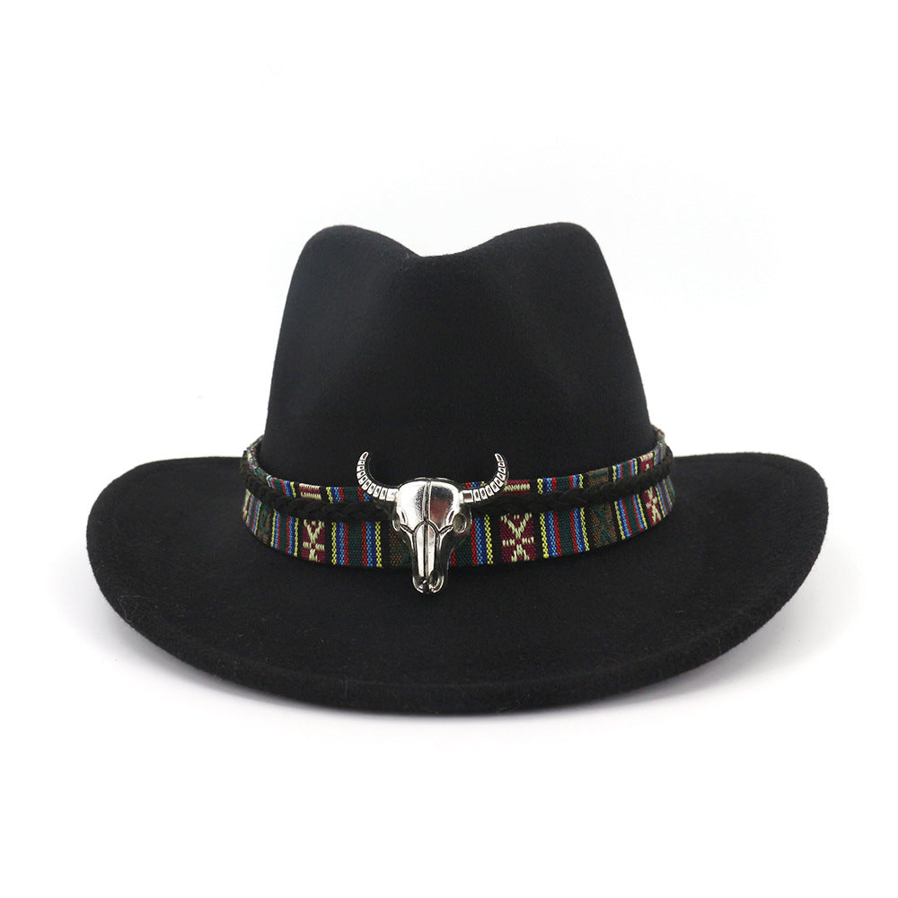 Western Cowboy Hat- Wine Red