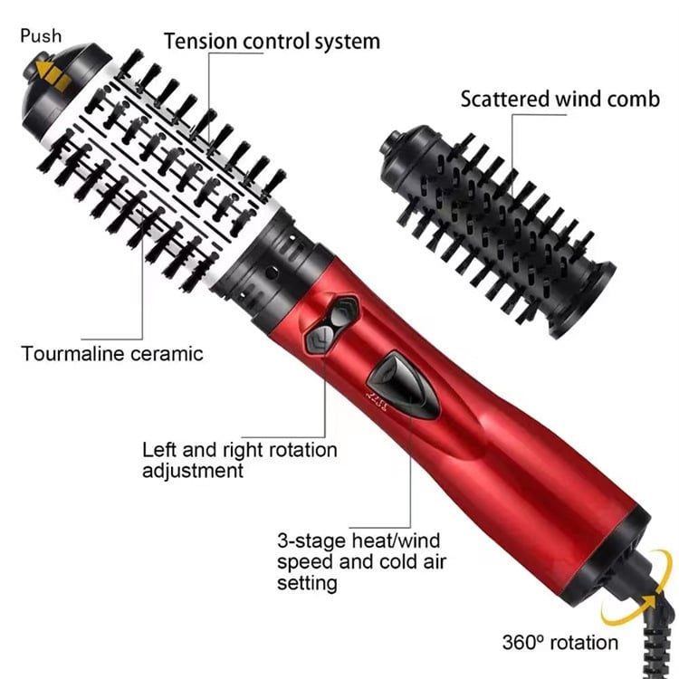 ๐49% OFF!! 3-in-1 Hot Air Styler and Rotating Hair Dryer for Dry hair, curl hair, straighten hair