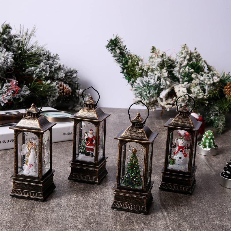 Early Christmas Sale-Snow Globe Christmas Lantern Decorations