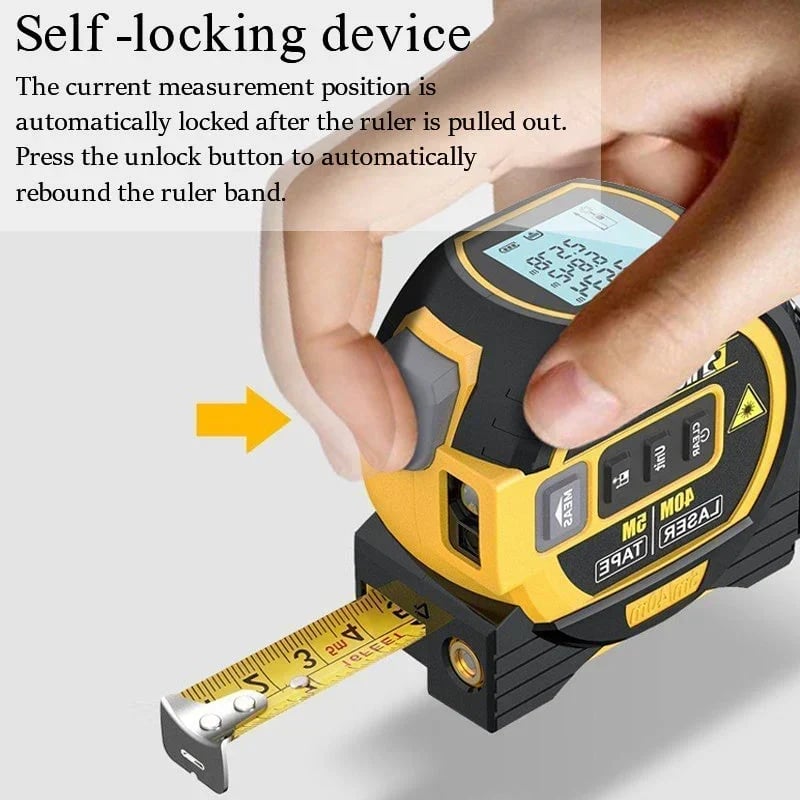 Made in Germany-Measurin Sight 3-In-1 Infrared Laser Tape Measuring