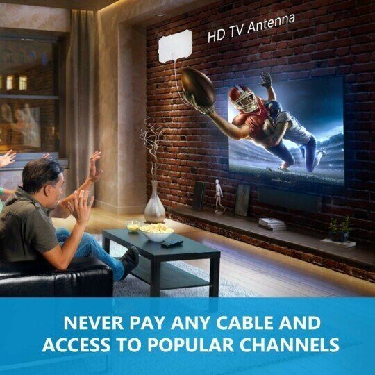 HDTV Cable Antenna 4K (5G Chip, Can Be Used Worldwide)