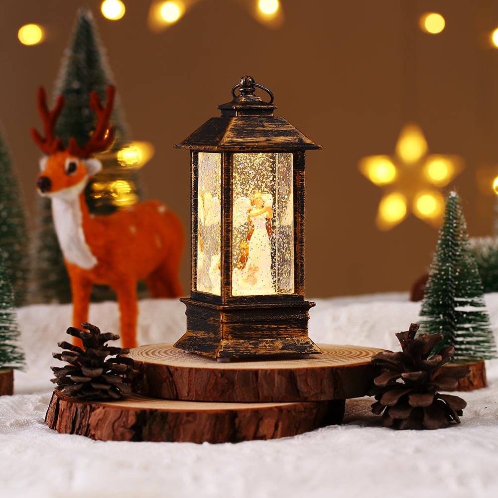 Early Christmas Sale-Snow Globe Christmas Lantern Decorations