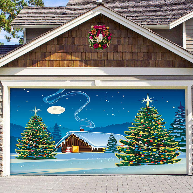 Christmas car door decoration