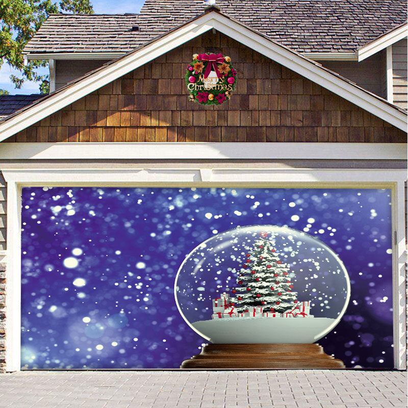 Christmas car door decoration