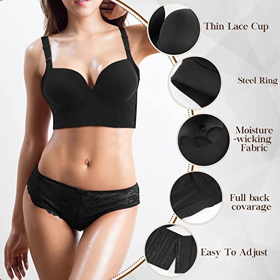 Buy 1 Get 1 Free-Fashion Deep Cup Bra