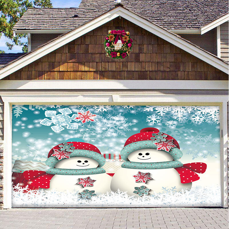 Christmas car door decoration