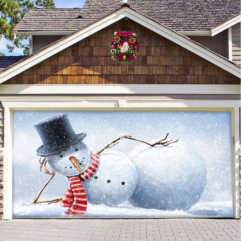 Christmas car door decoration