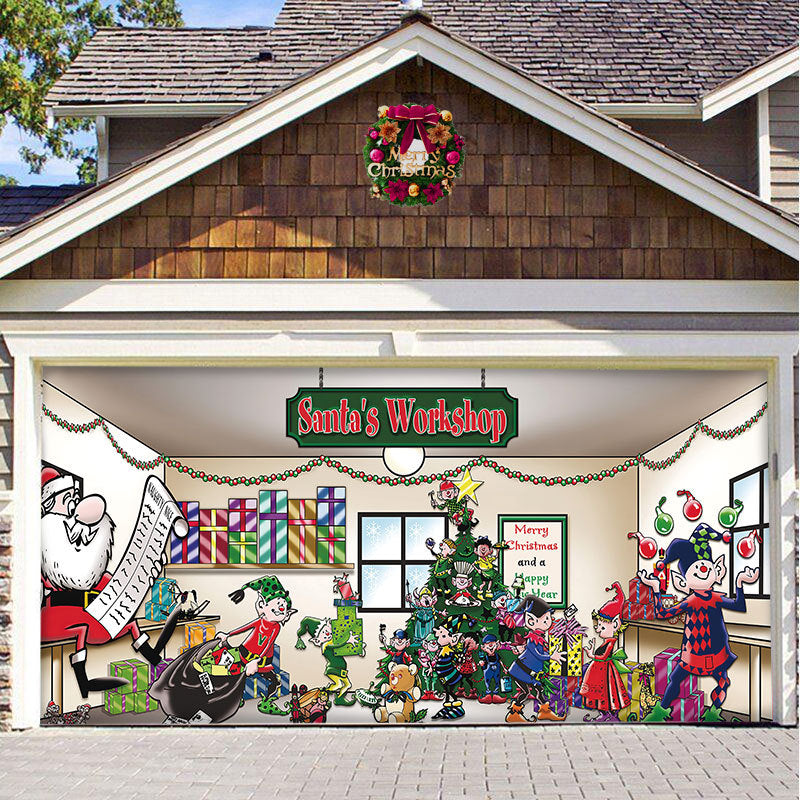 Christmas car door decoration
