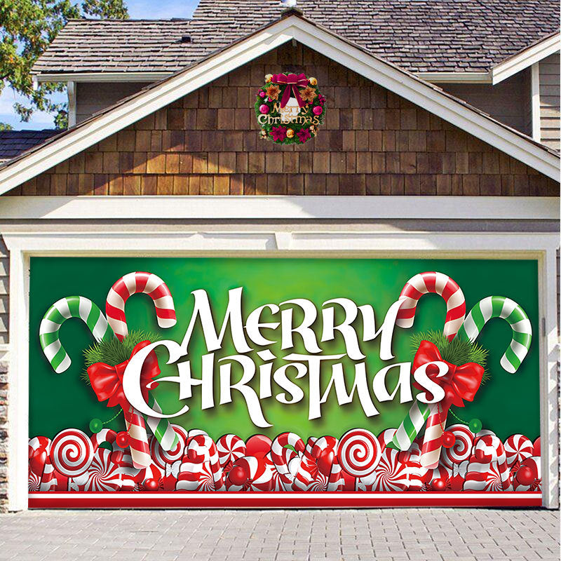 Christmas car door decoration