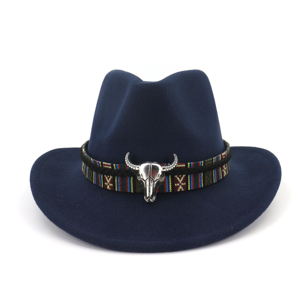 Western Cowboy Hat- Wine Red