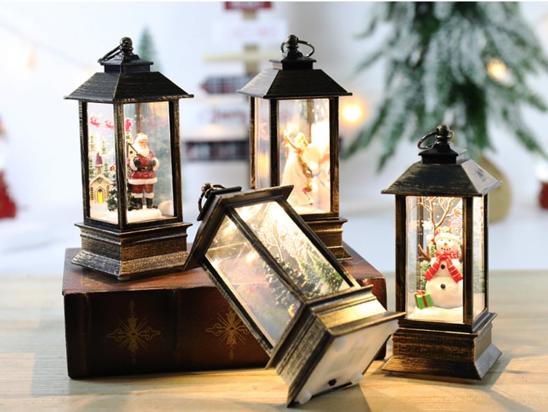Early Christmas Sale-Snow Globe Christmas Lantern Decorations