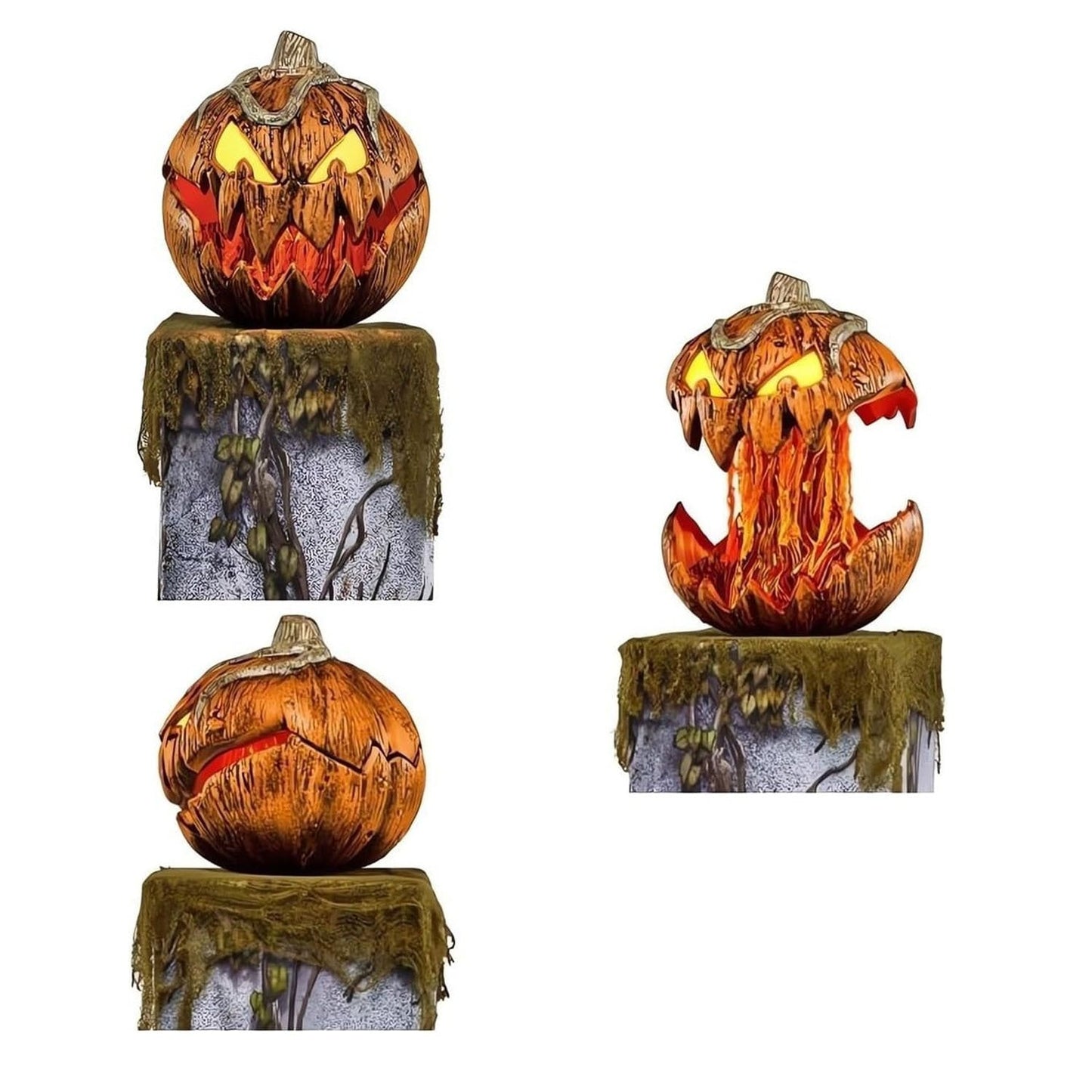 Halloween evil pumpkin