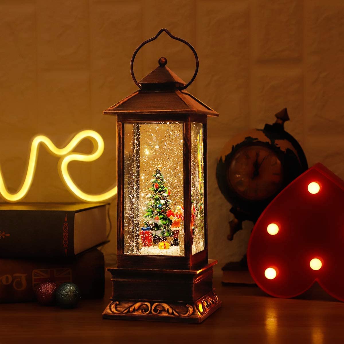 Early Christmas Sale-Snow Globe Christmas Lantern Decorations