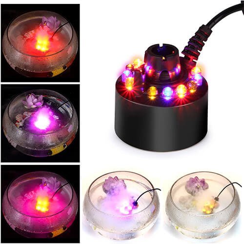 12 LED light Ultrasonic Mist Maker Fogger