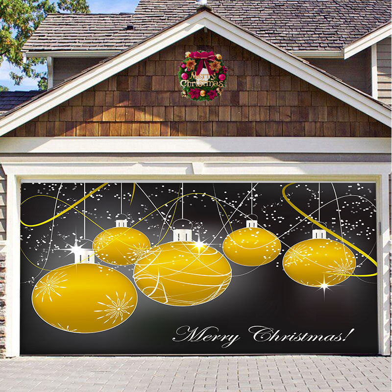 Christmas car door decoration