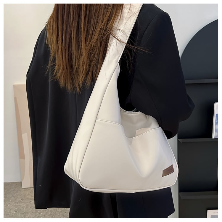 Simple PU Leather Tote Bag