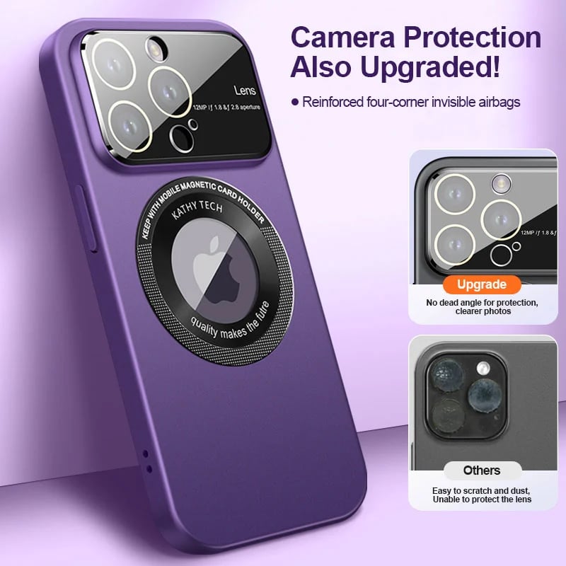 2025 New Big Vision Magnetic Charging iPhone Case
