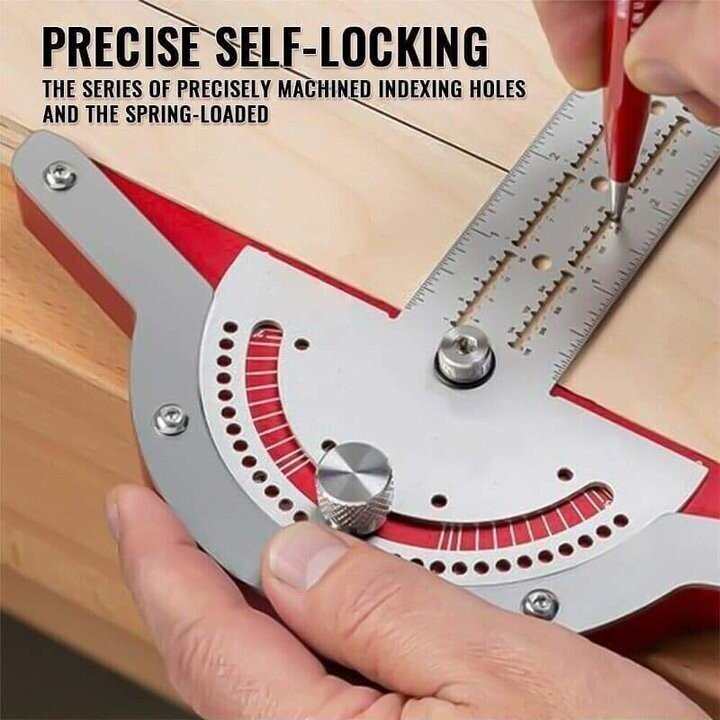 Ultra Precision Marking Ruler Square T Type Woodworking Scriber Measuring Tool