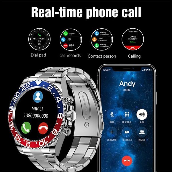 Multifunctional Smartwatch with Text, Call and Heart Rate Monitor (Free Shipping)