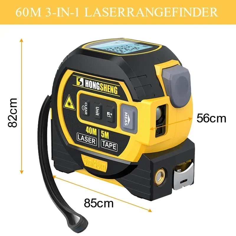 Made in Germany-Measurin Sight 3-In-1 Infrared Laser Tape Measuring