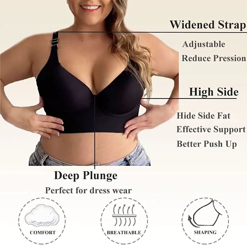 Buy 1 Get 1 Free-Fashion Deep Cup Bra
