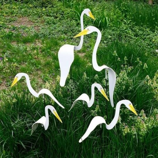 Swirl Bird-A whimsical and dynamic bird that spins with the slight garden breeze