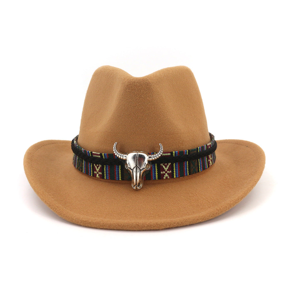 Western Cowboy Hat- Wine Red