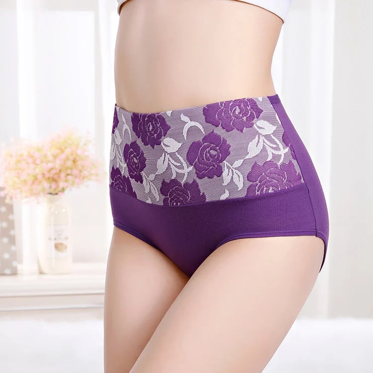 Buy 5 Get 5 Free Cotton Tummy Control Underwear