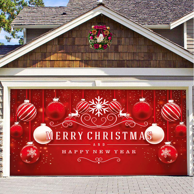 Christmas car door decoration