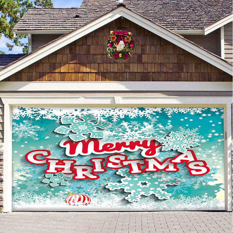Christmas car door decoration
