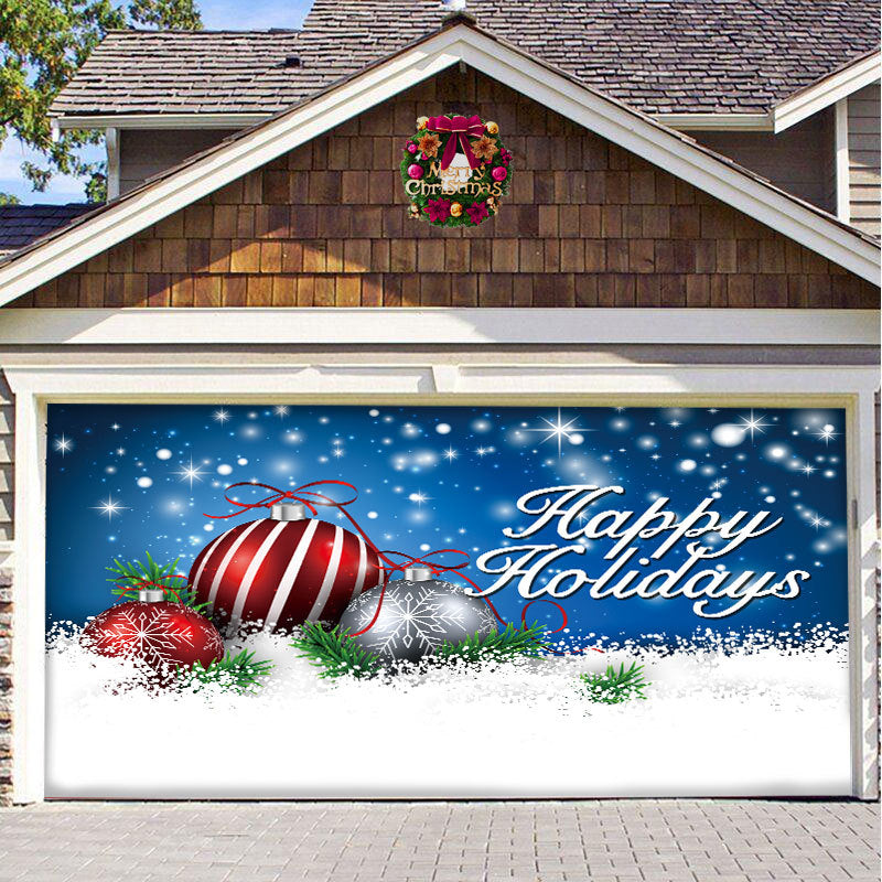 Christmas car door decoration