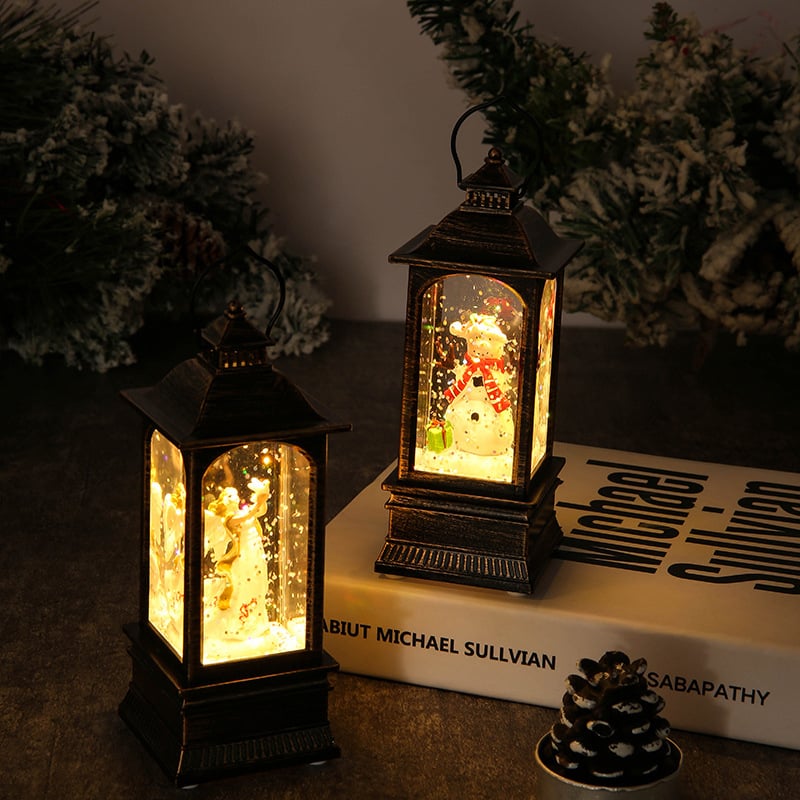 Early Christmas Sale-Snow Globe Christmas Lantern Decorations