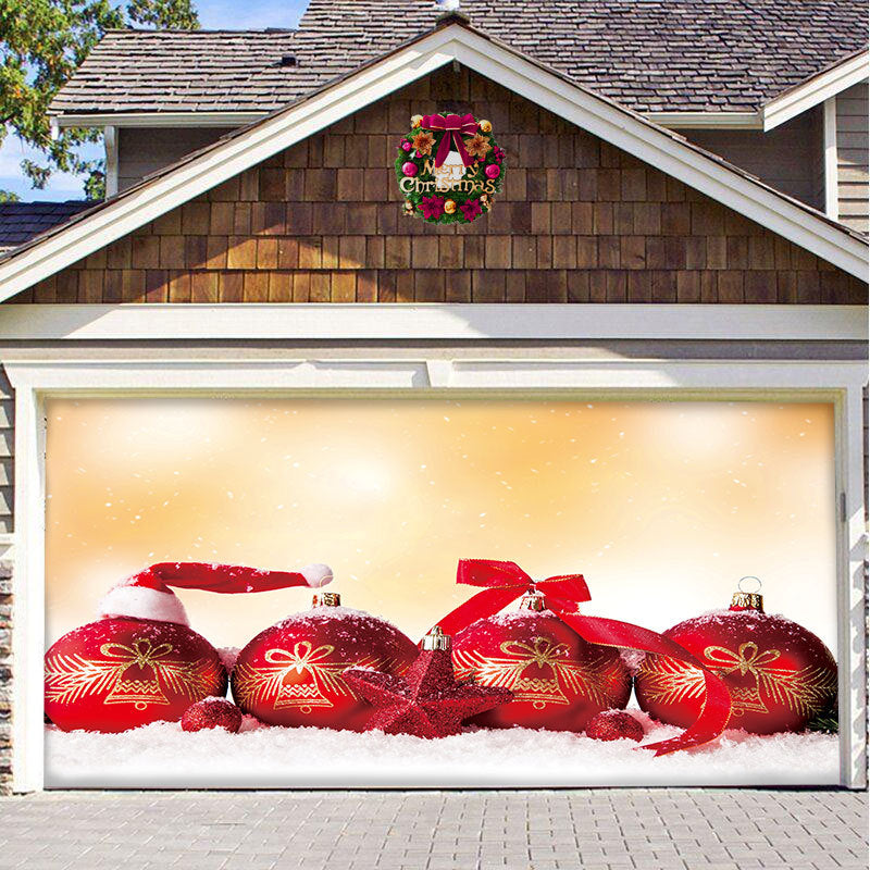Christmas car door decoration